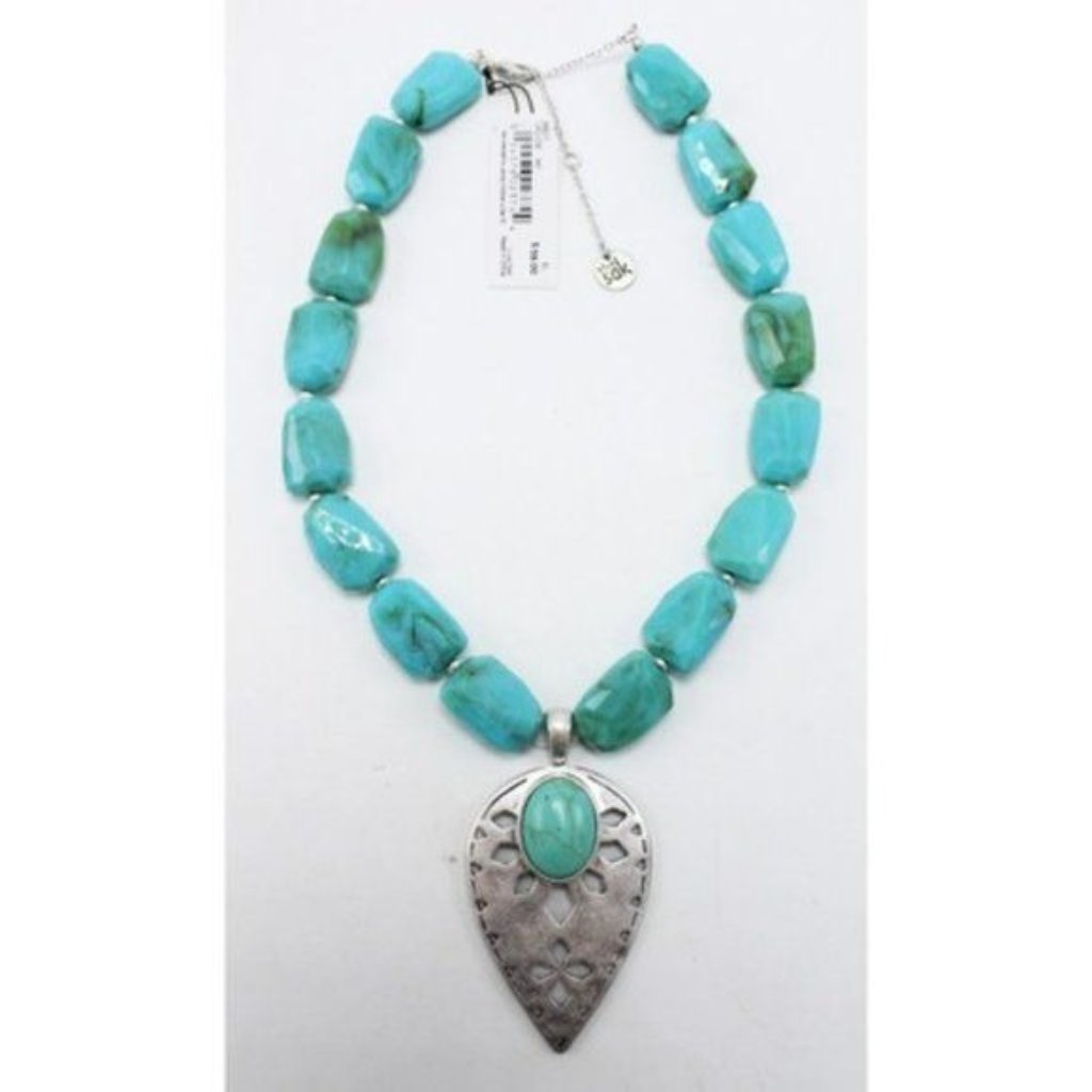 Nwt The Sak Beaded Collar Pendant Necklace 24$